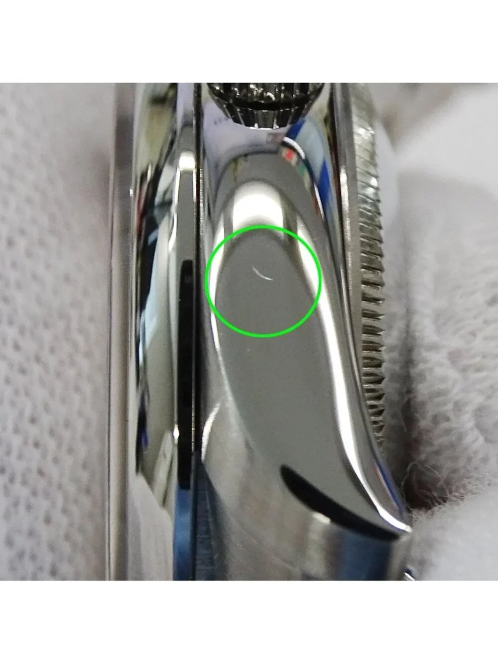 Rolex Air King Number Watch Automatic Winding at Stainless Steel Silver Blue